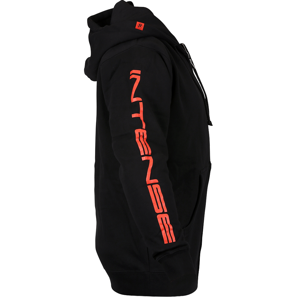 Men's INTENSE Black Zip-up Hoodie - SM & XXL