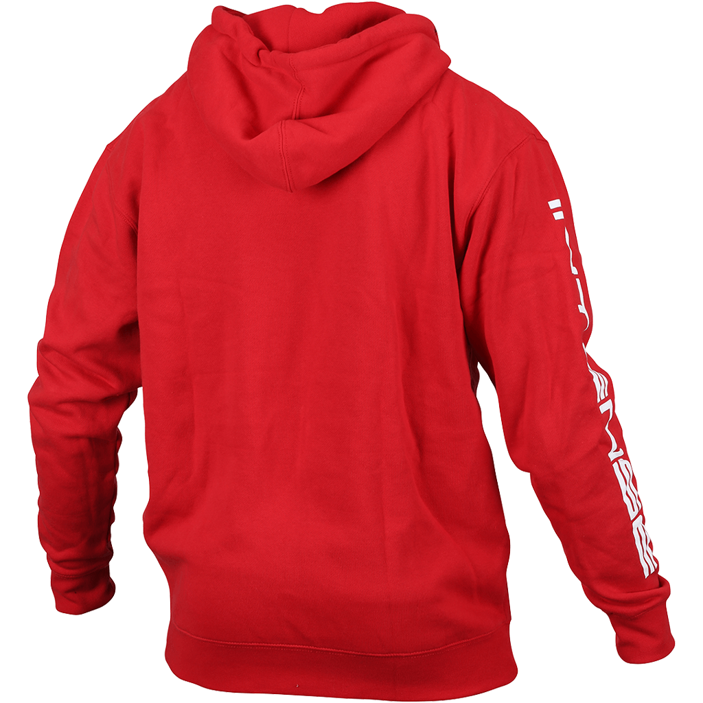 Men's INTENSE Red Zip-Up Hoodie