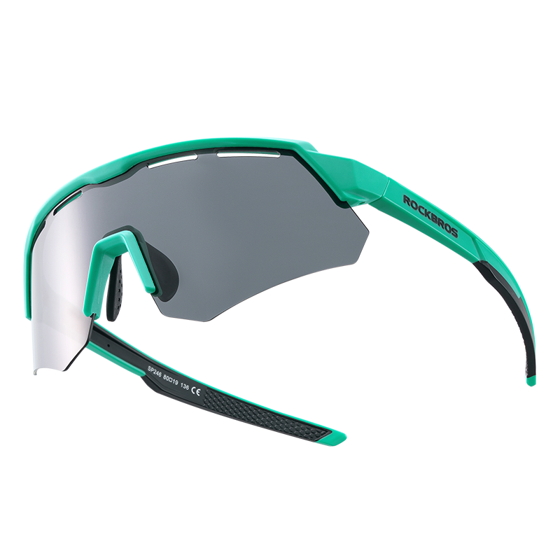 ROCKBROS Cycling Polarized Sunglasses 4 Lenses Replaceable Shades for Men Women Night Vision Lightweight Eyeglasses with Myopia Frame Bike Parts and Accessories