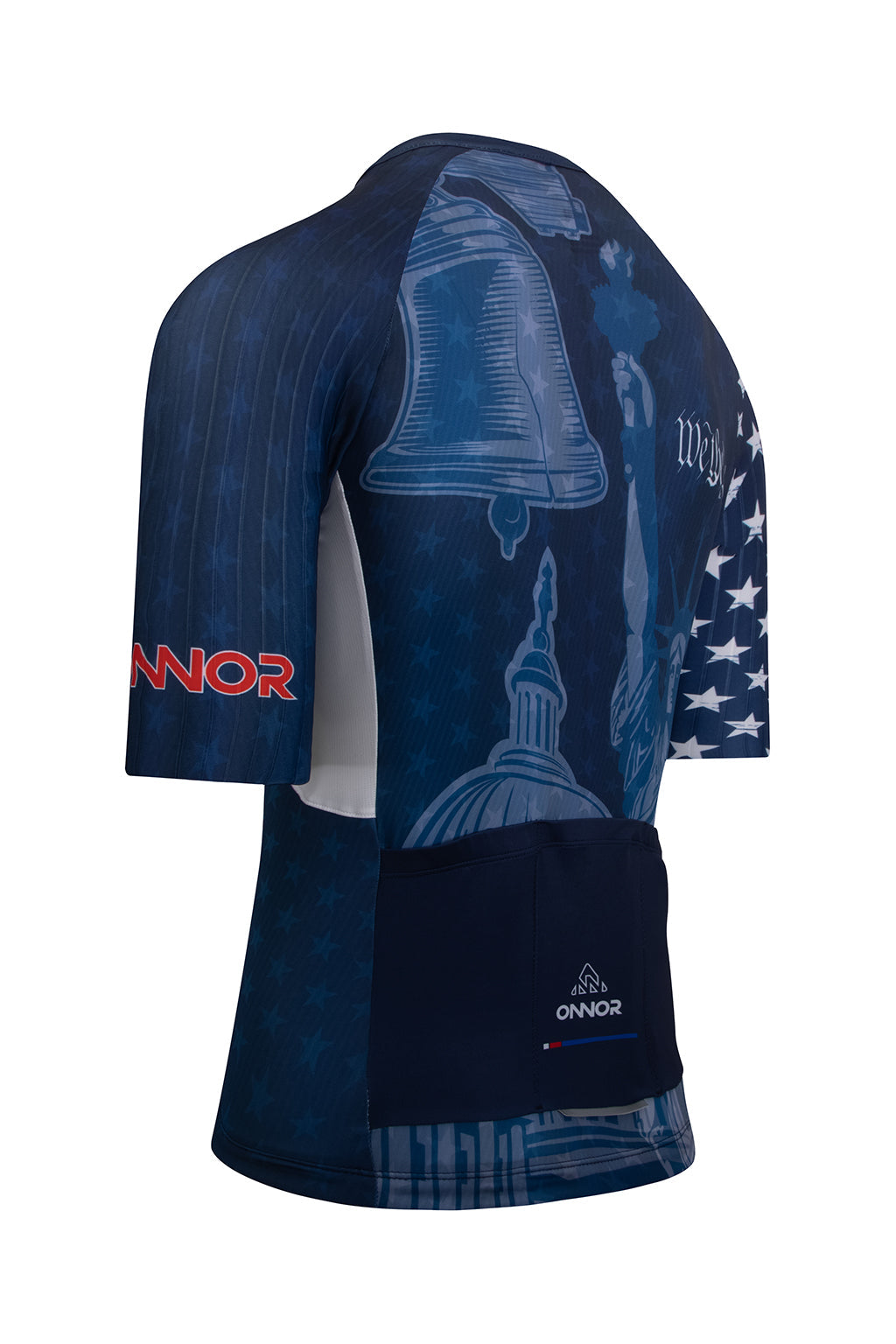 Men's American Pride Elite Cycling Jersey Short Sleeve