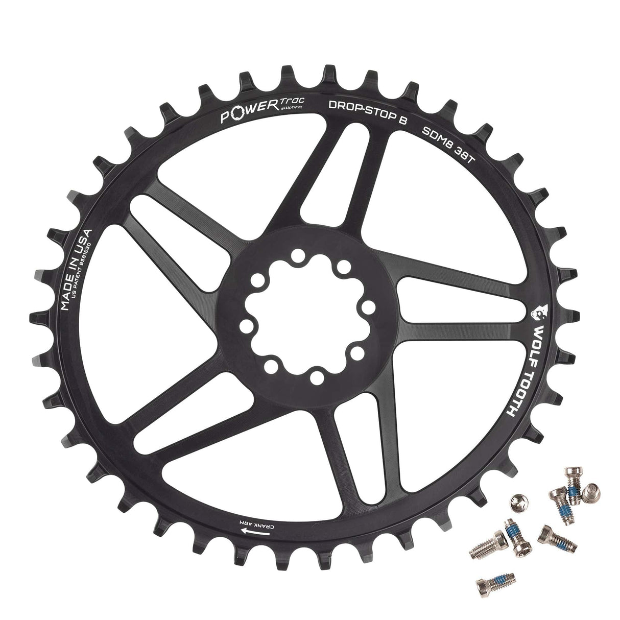 Oval Direct Mount Chainrings for SRAM 8-Bolt Gravel / Road Cranks