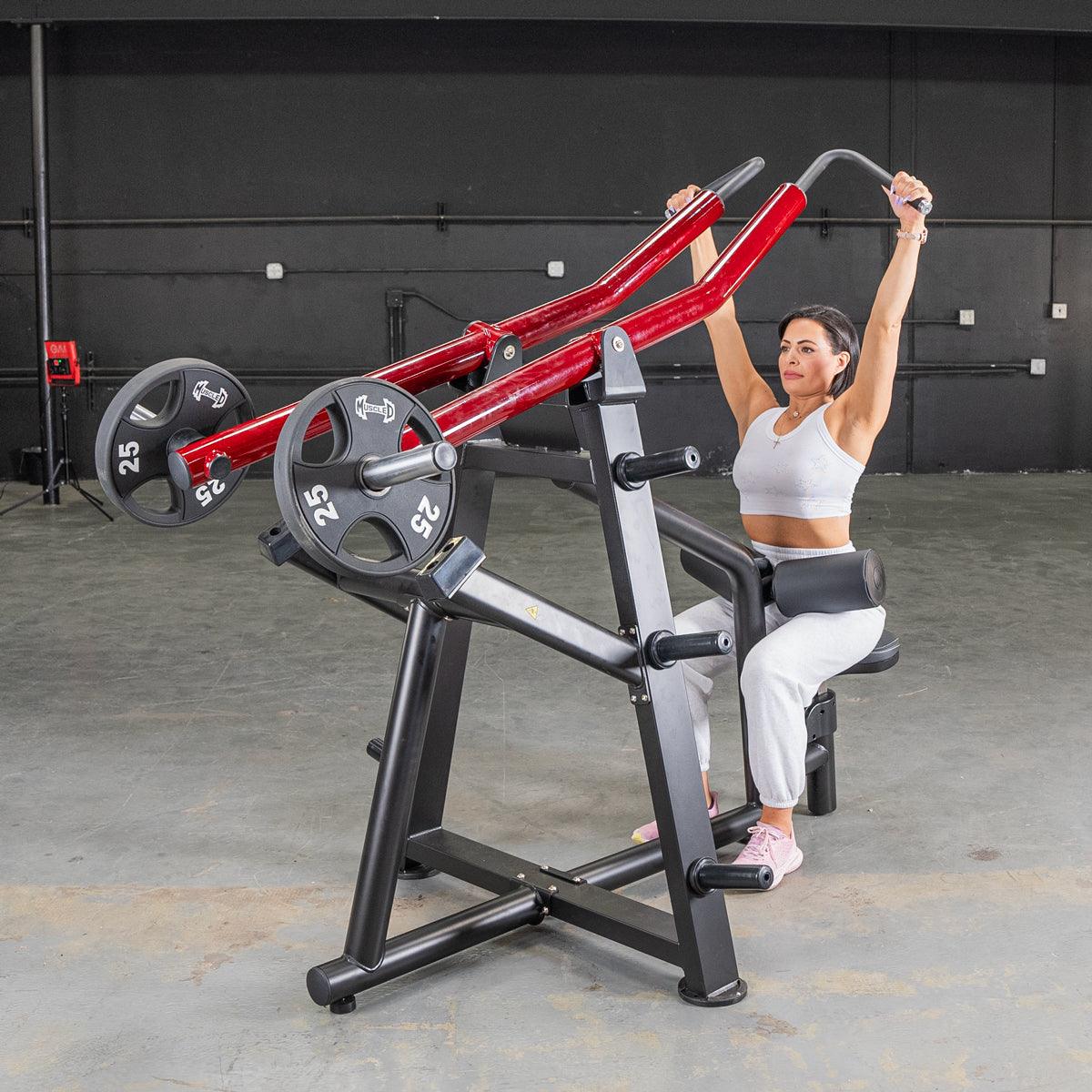 Power Leverage V2 Iso Lateral Lat Pull - Muscle D Fitness