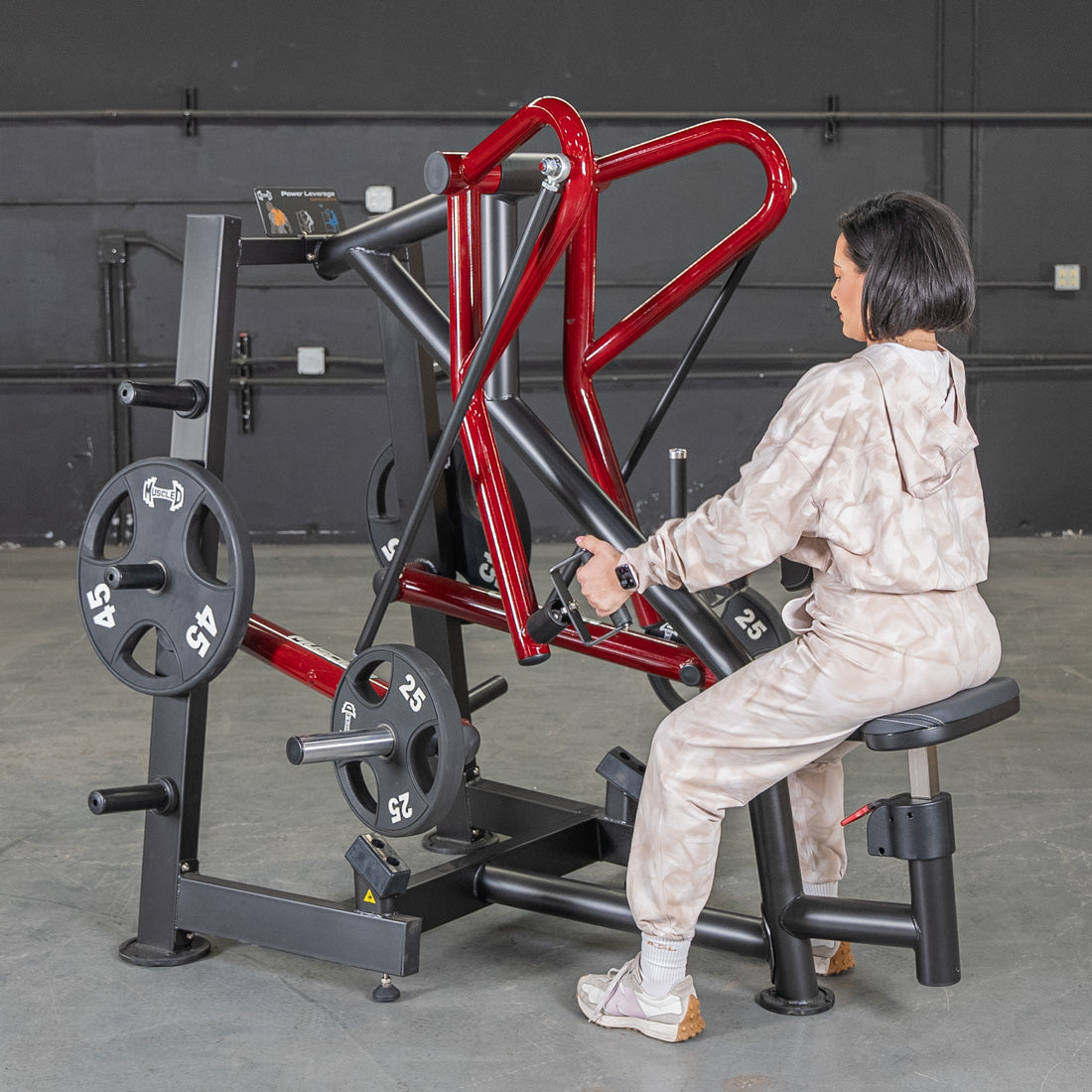 Power Leverage V2 Rotating Handle Low Row - Muscle D Fitness