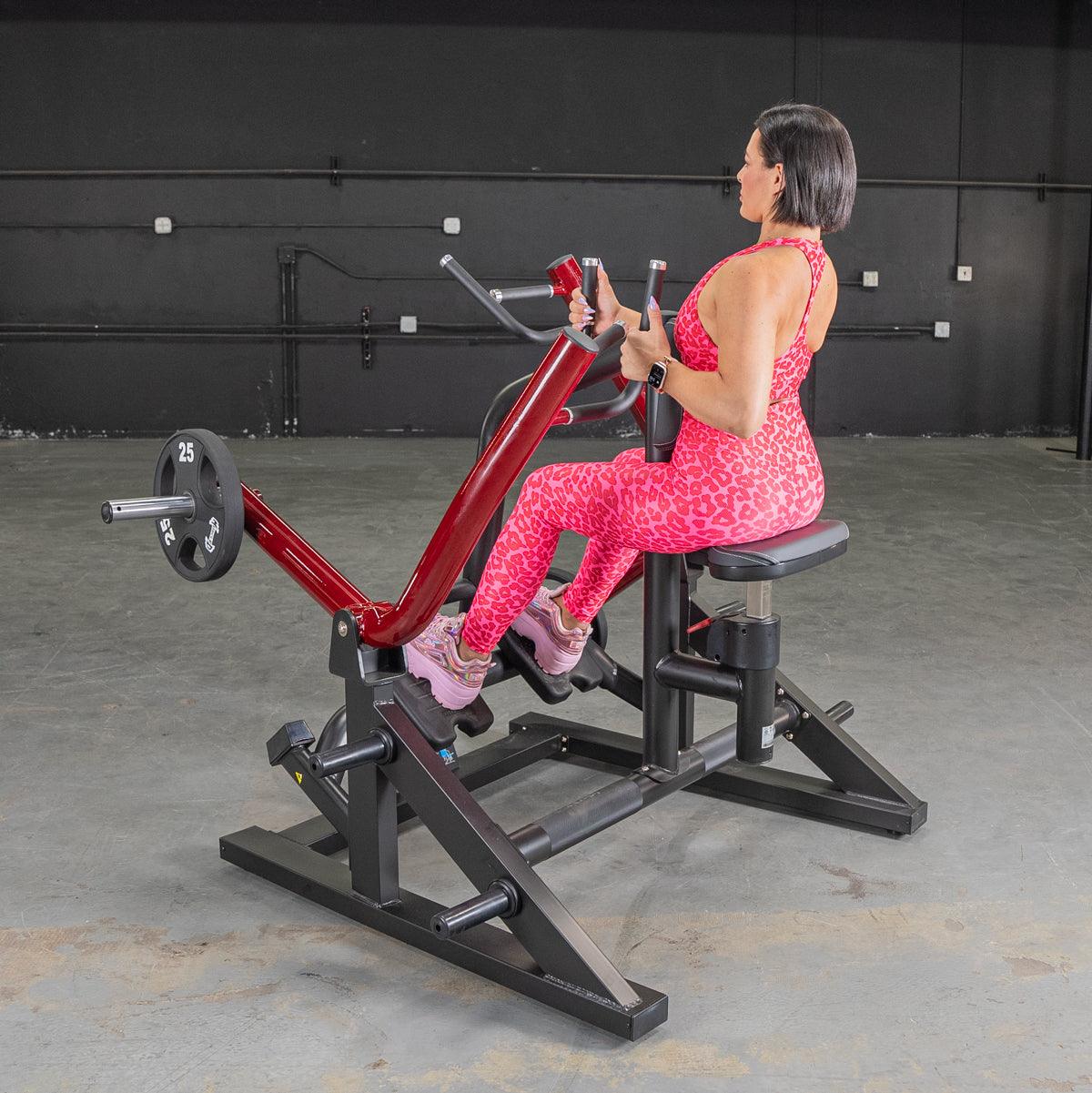 Power Leverage V2 Iso Lateral Seated Row - Muscle D Fitness
