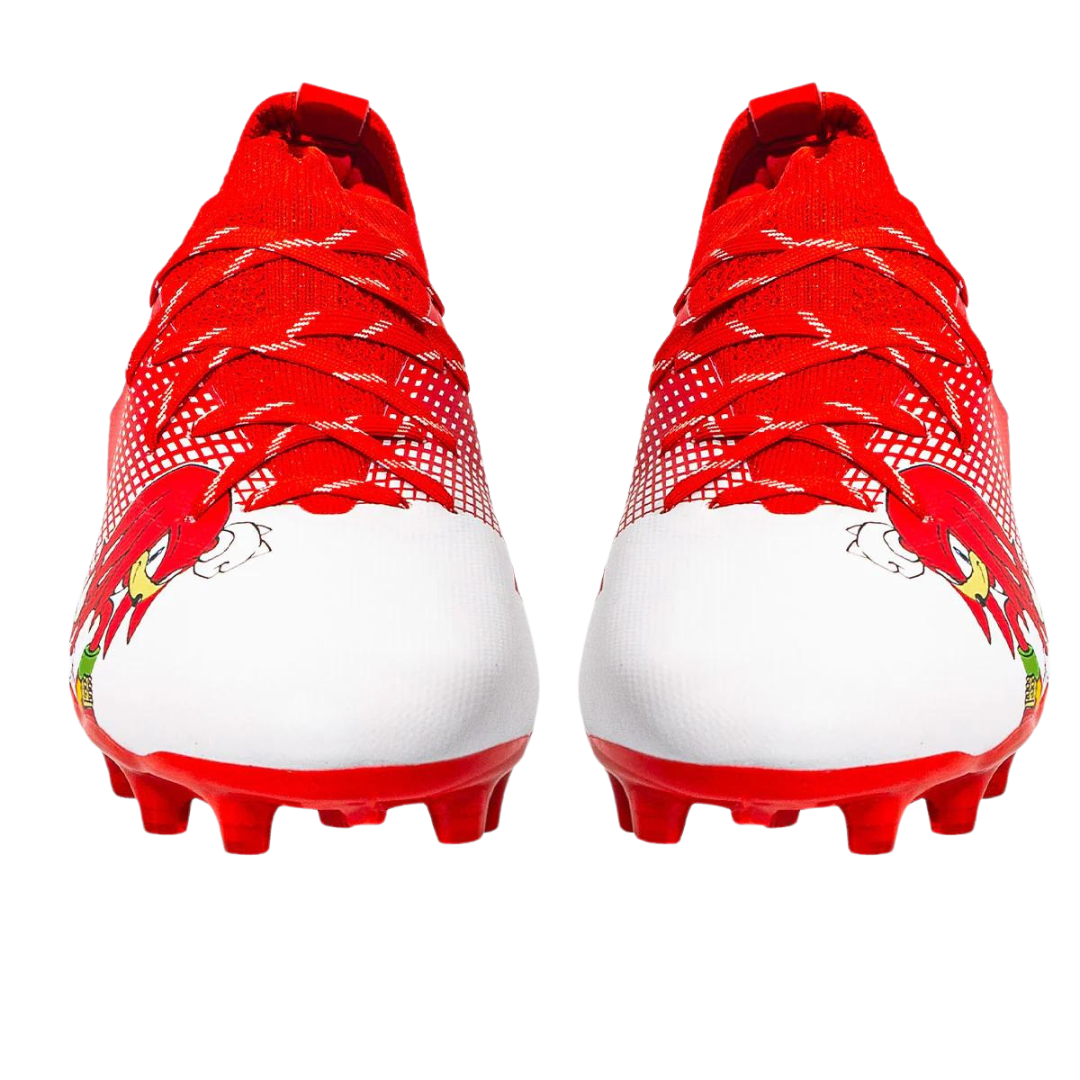 Knuckles the Echidna Flag Football Cleats - Quantum Energy by Phenom Elite