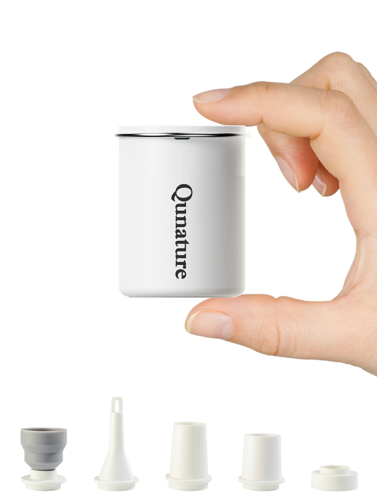 Qunature Mini Electric Pump 1500mAh for Air Bed Mattress,Pool Floats,Swimming Ring,Vacuum Storage Bags