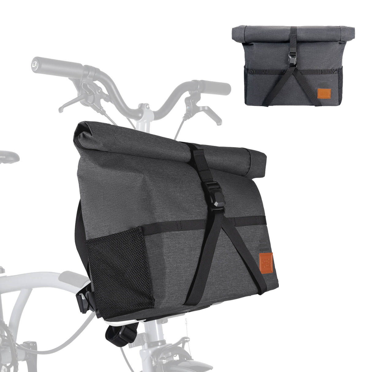 Folding Bike Handlebar Bag & Shoulder Bag - 8L