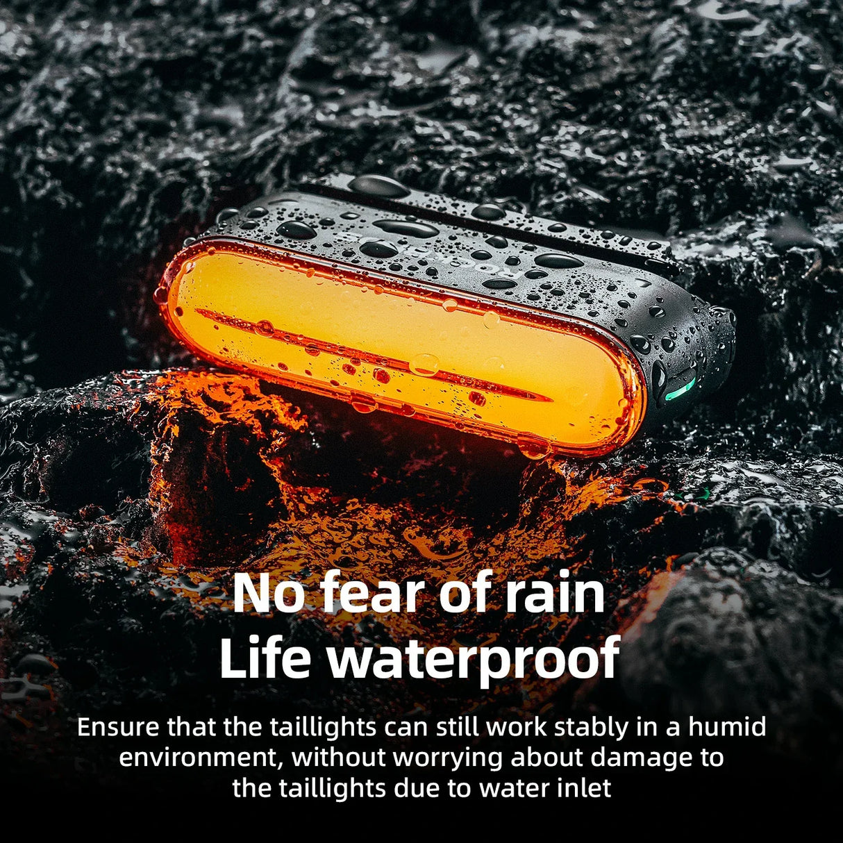ROCKBROS Magnetic Smart Tail Light with Brake Sensing IPX6 Waterproof