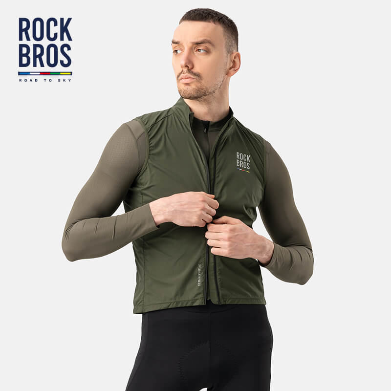 Men¡¯s Cycling Vest - Lightweight Windproof Gilet with UV Protection