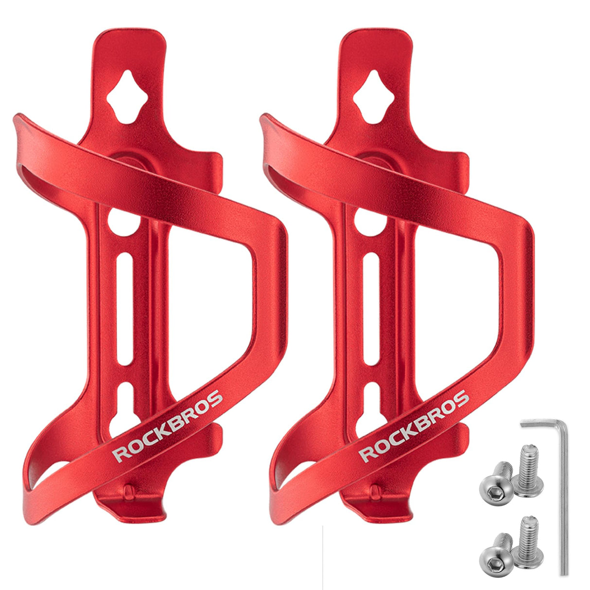 ROCKBROS Bike Water Bottle Holder Alloy Aluminum Bicycle Cage for Road and Mountain Bikes