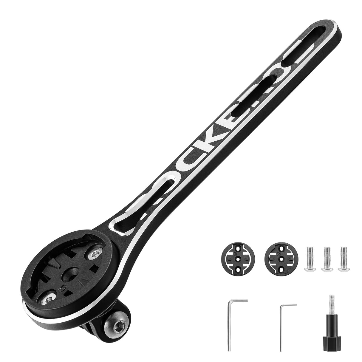 ROCKBROS Bike Aluminum Computer Mount compatible with Garmin, Wahoo, Bryton, and GoPro