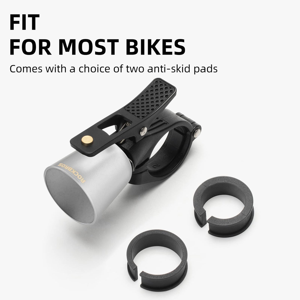 Classic Brass Bike Bell Loud Easy Install Fits Most Handlebars