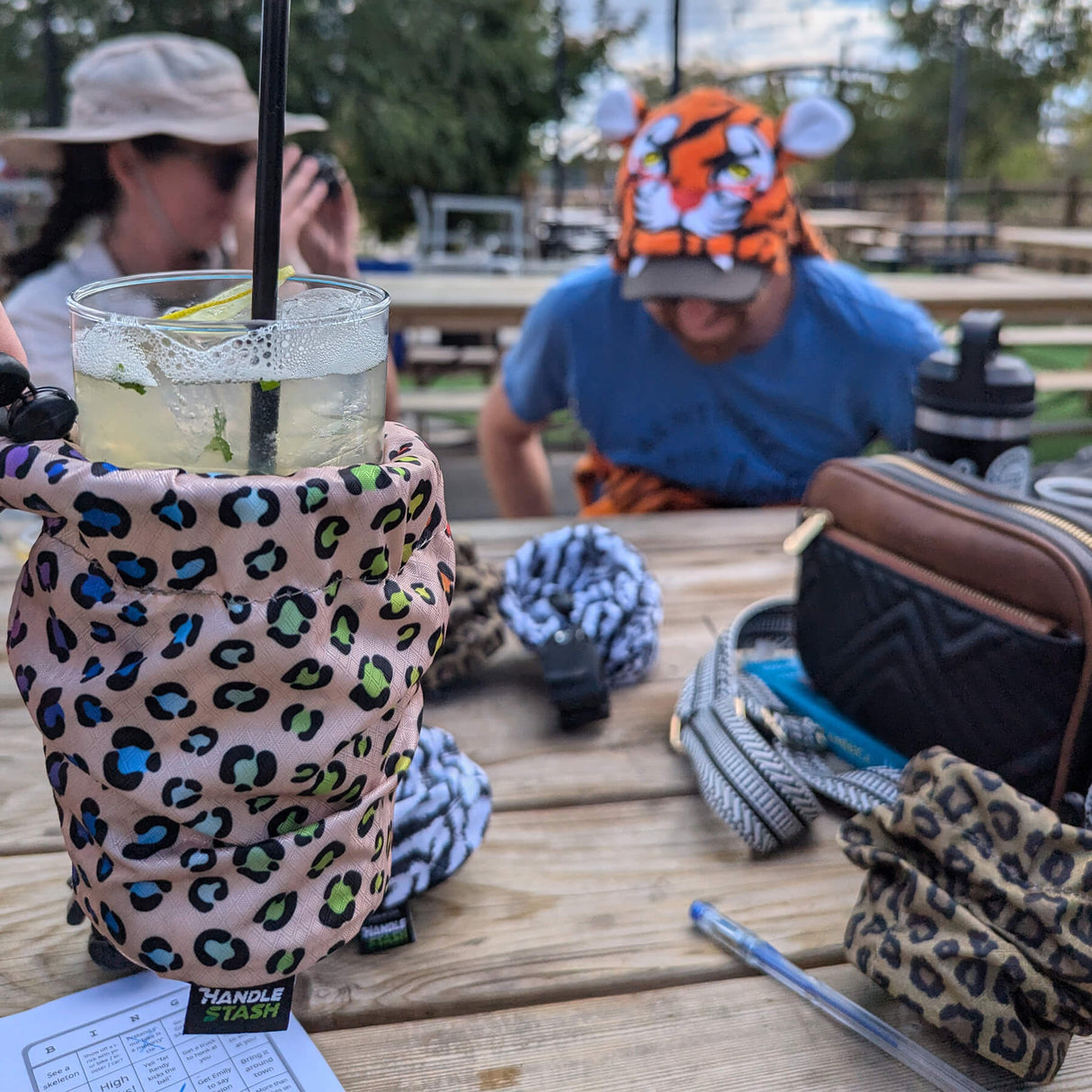 Leopard Print | Shock-Absorbing Bike Cup Holder