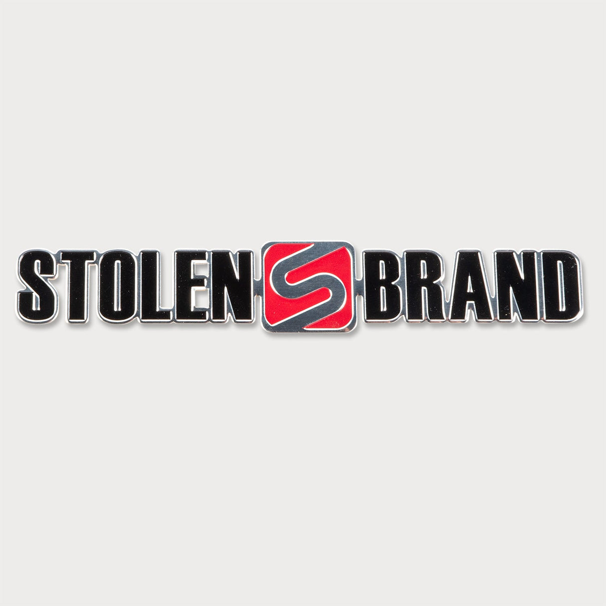 STOLEN BRAND METAL BADGE