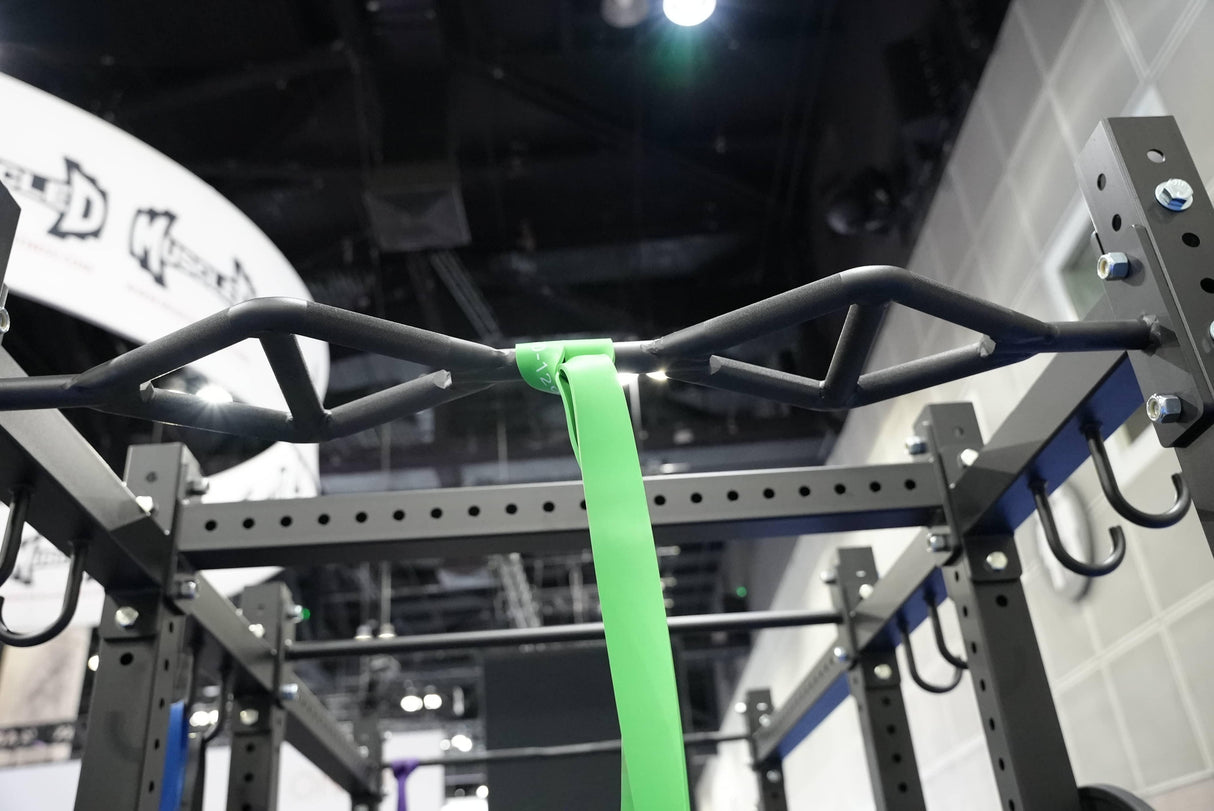 TGrip Commercial Half Rack - 3x3 Steel - Functional Multi-Grip Pull-Up - Bar & Plate Storage - J-Hooks