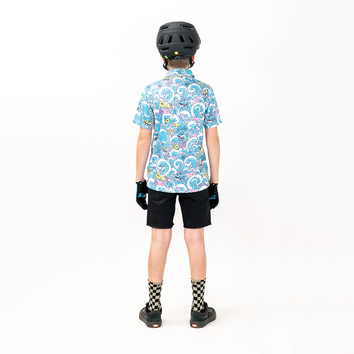 Youth FlexGRID Button Up - Ride the Wave