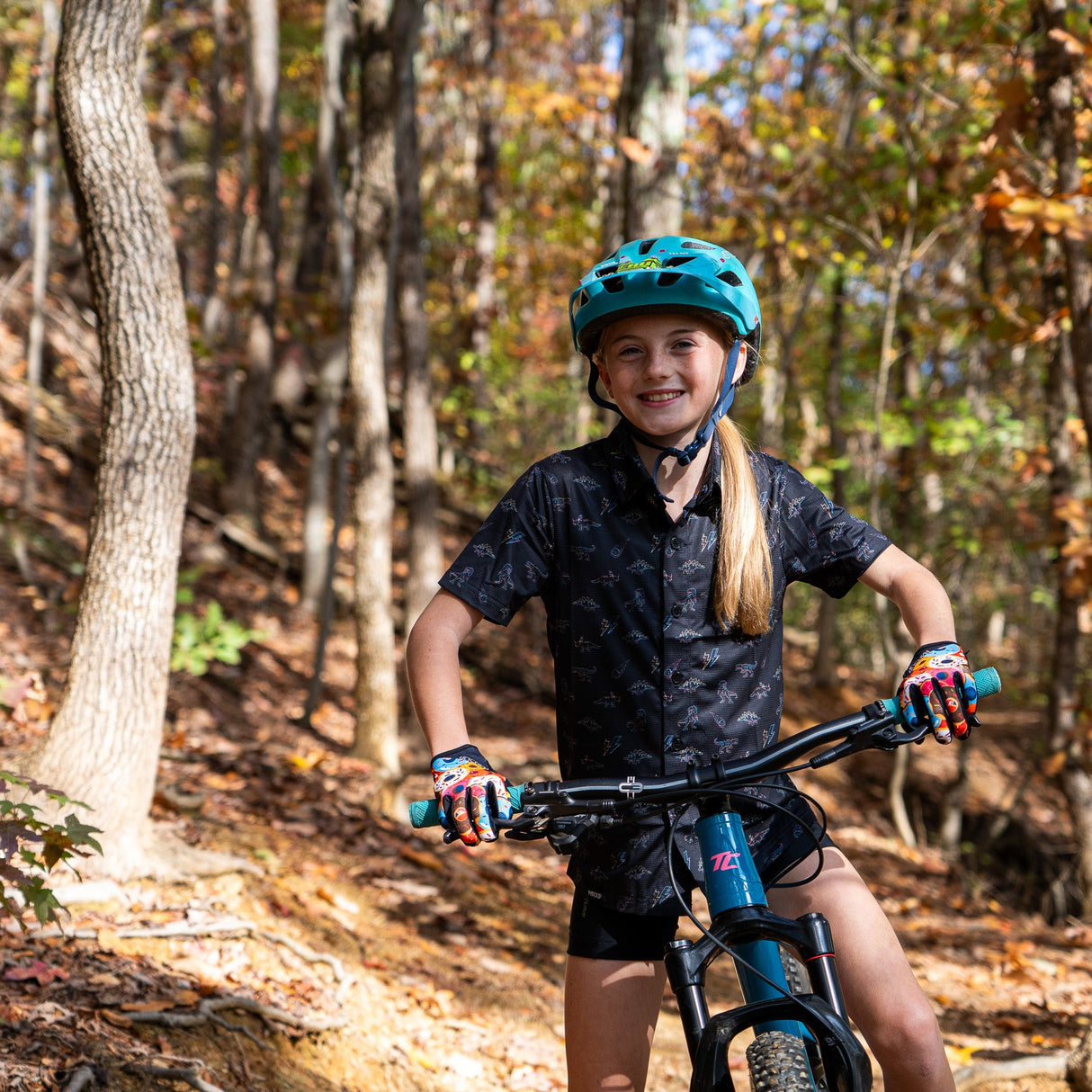 Youth FlexGRID Button Up - Dino's End