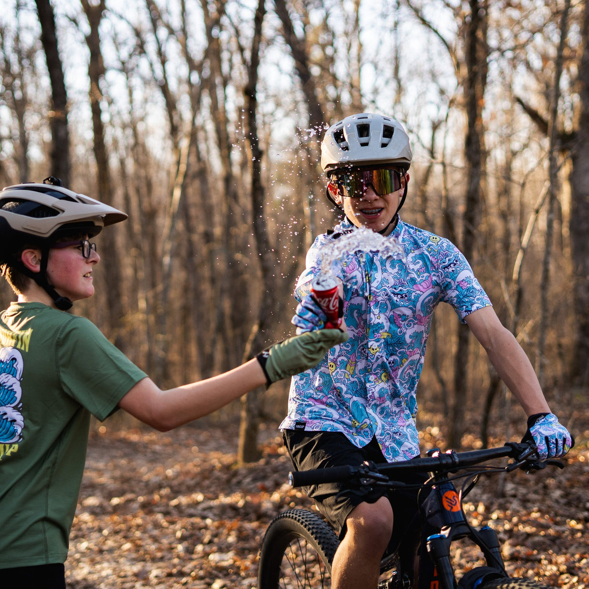 Youth FlexGRID Button Up - Ride the Wave