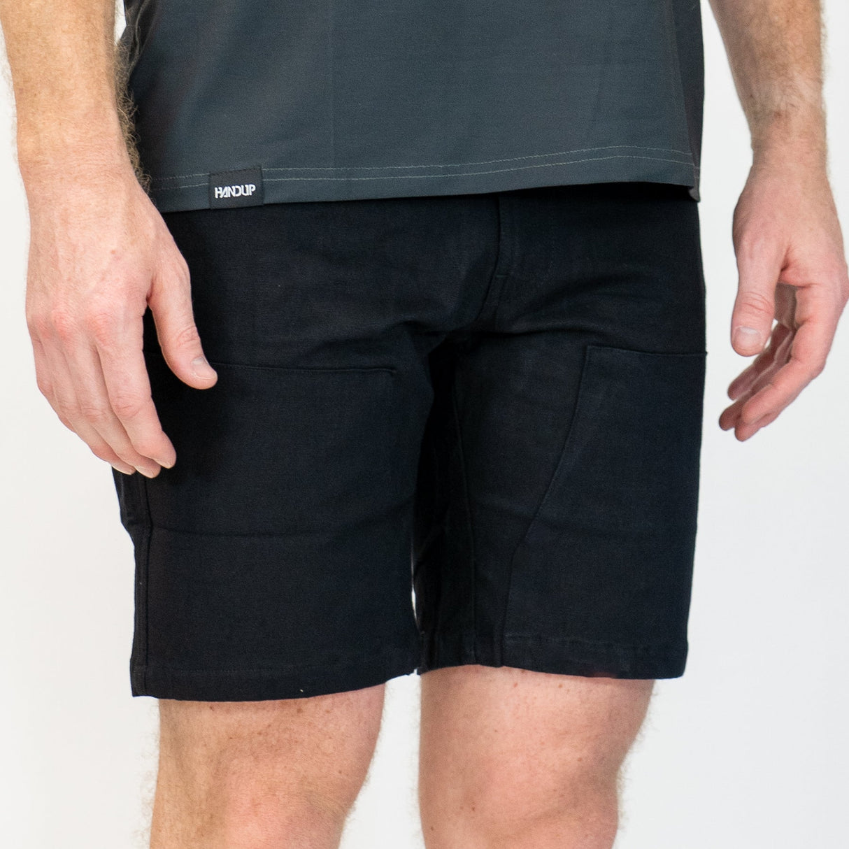 WorkHorse Stretch Canvas Short - Pure Black