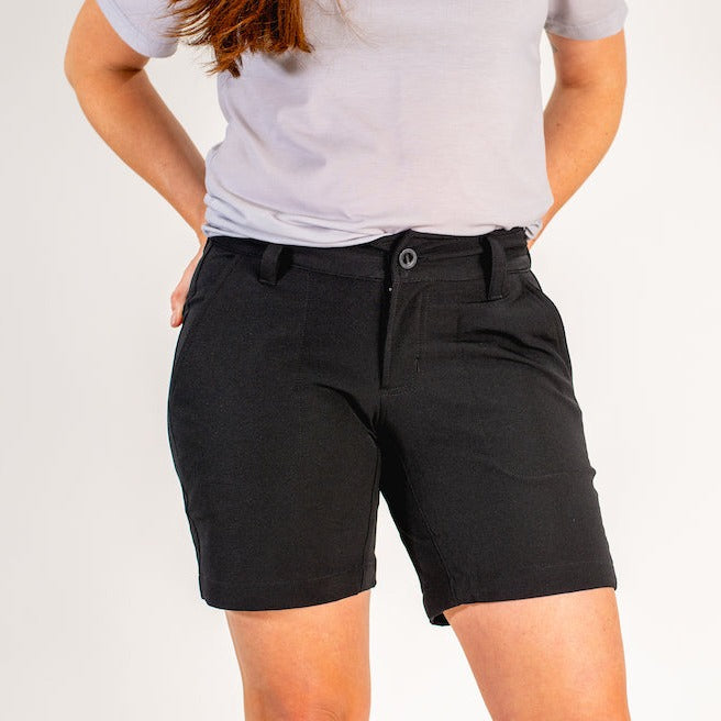 Women's Hot Lap Short  – Obsidian