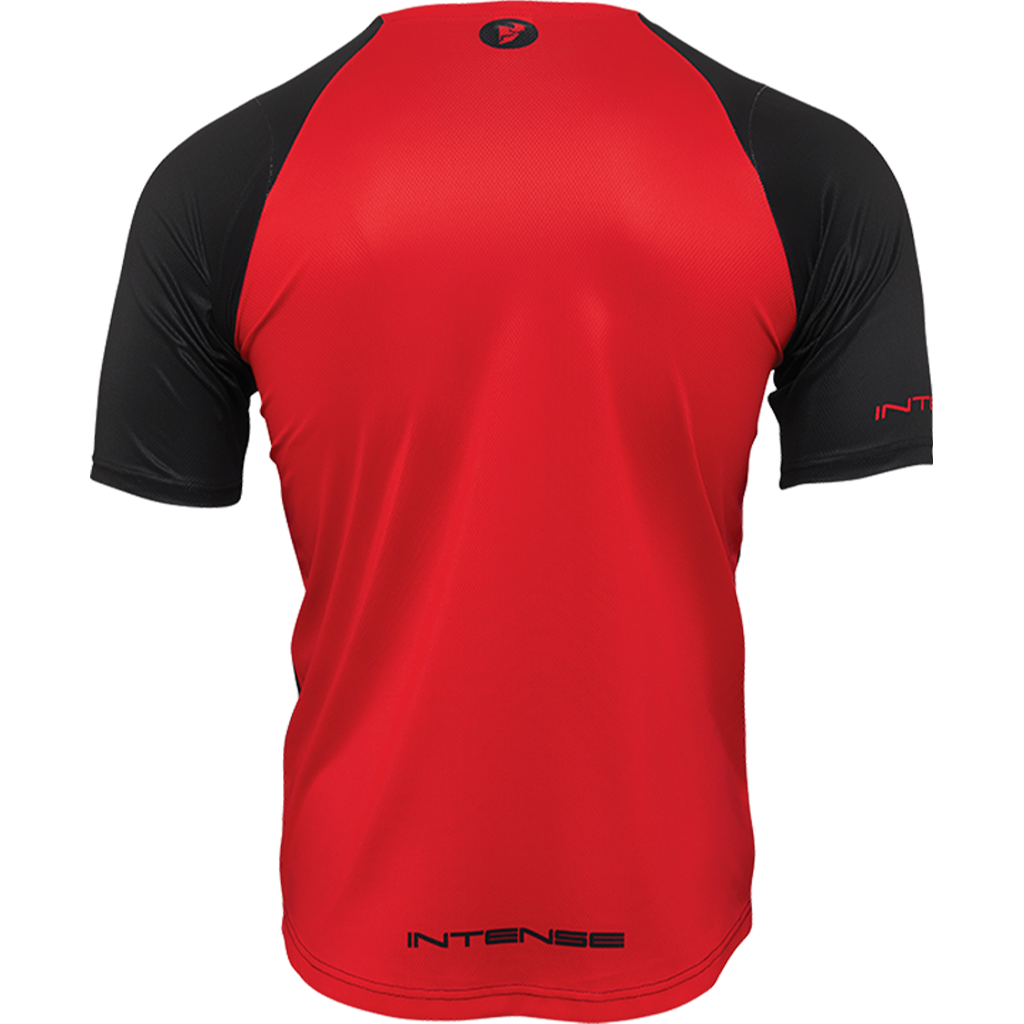 Men's INTENSE x THOR MTB Assist Dart Black/Red Short Sleeve Slim Fit Jersey