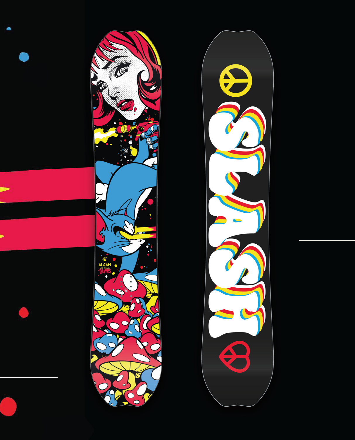 Slash by GiGi - Happy Place Snowboard (Thumbs)