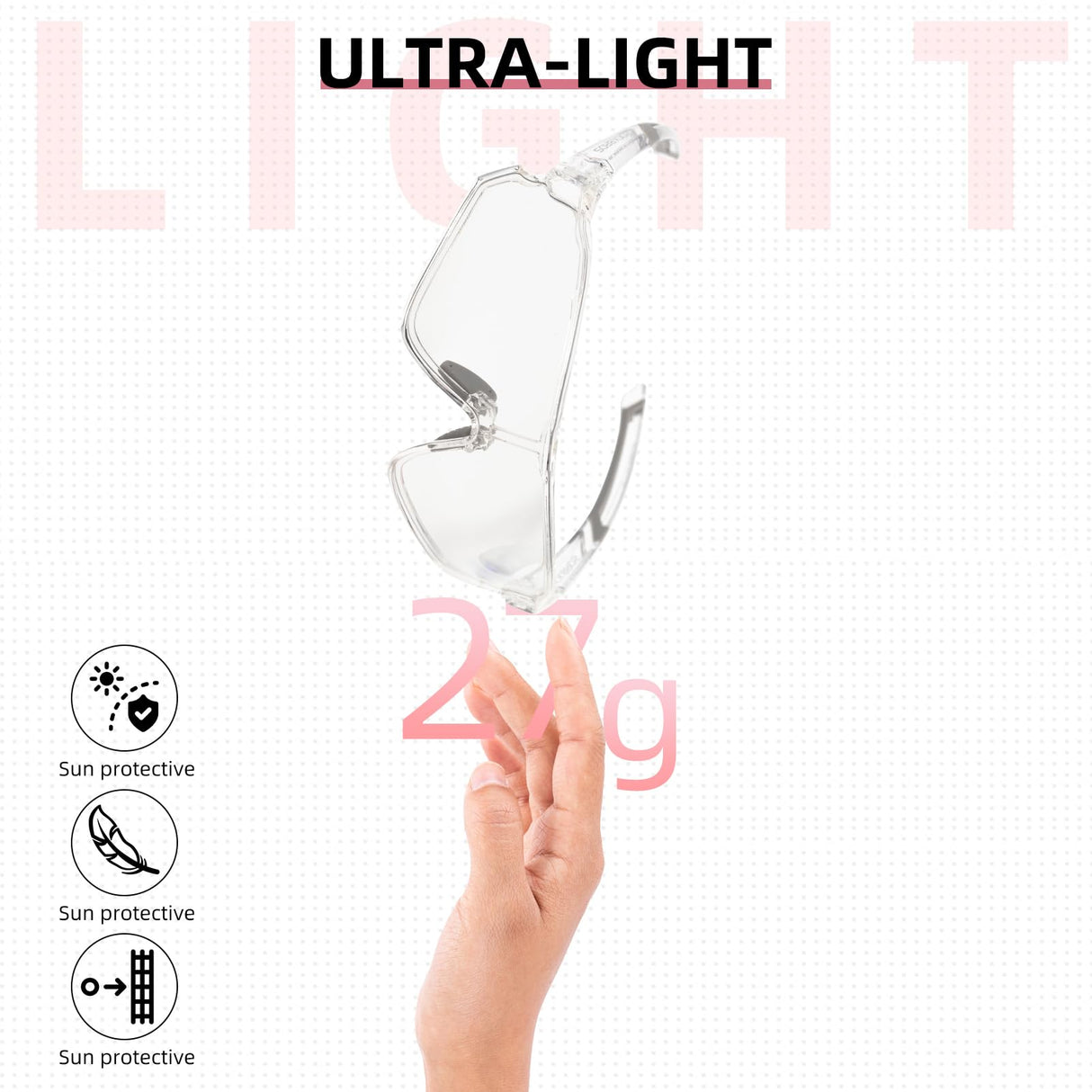 Thickened PC Lens Photochromic Sunglasses (UV400)