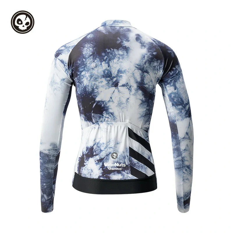 Velonuts Women Cycling Jersey Breathable Long Sleeve Pro Team MTB/Road Jersey