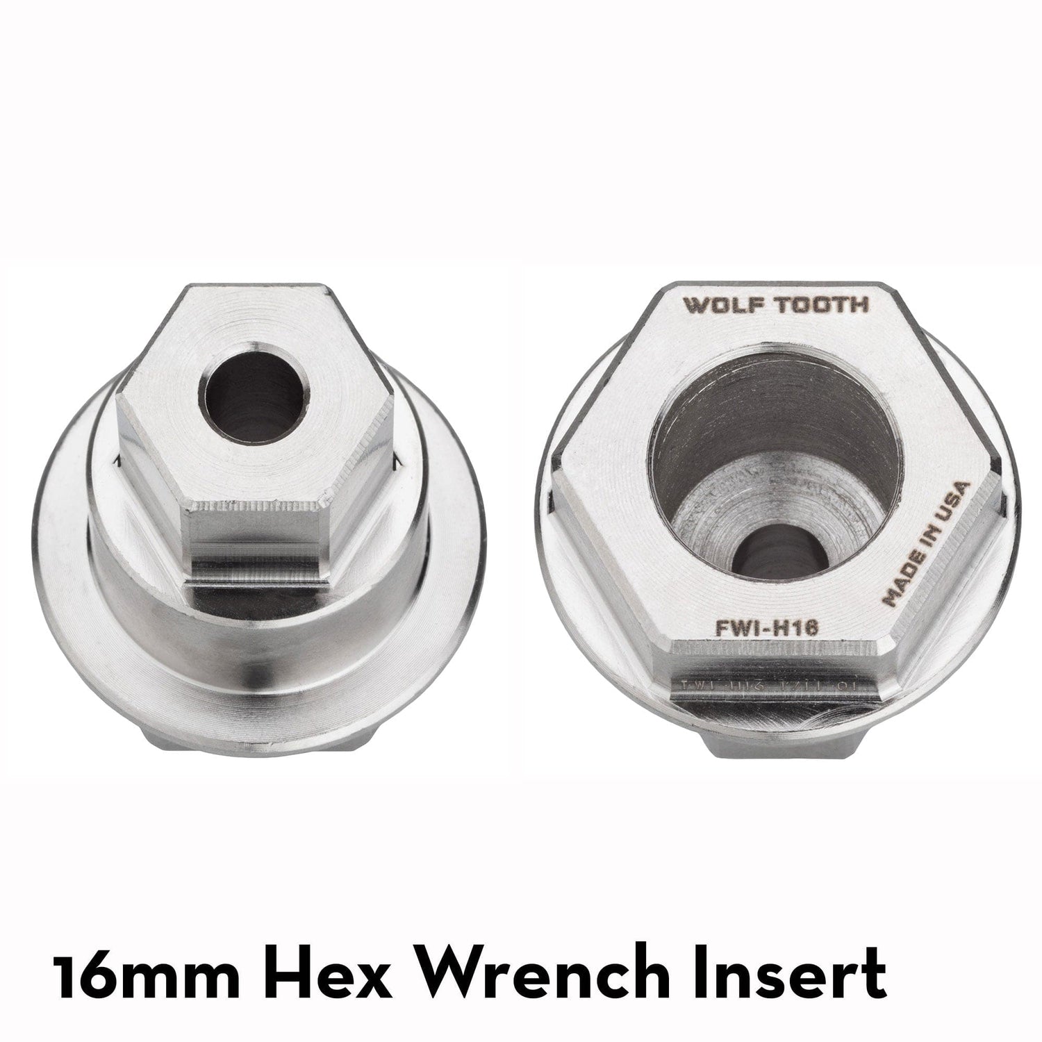 Pack Wrench and Inserts Kit - Ultralight BB Wrench and 1-Inch Hex Inserts
