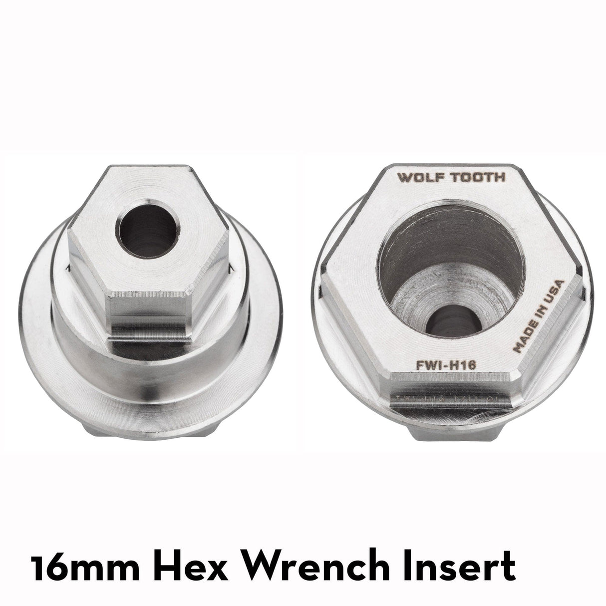 Pack Wrench and Inserts Kit - Ultralight BB Wrench and 1-Inch Hex Inserts