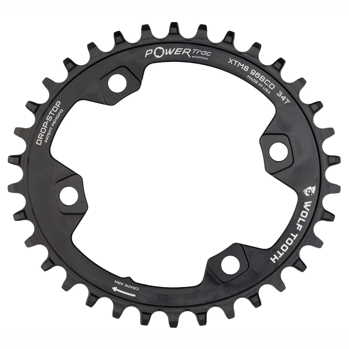 Oval 96 mm BCD Chainrings for Shimano XT M8000 and SLX M7000