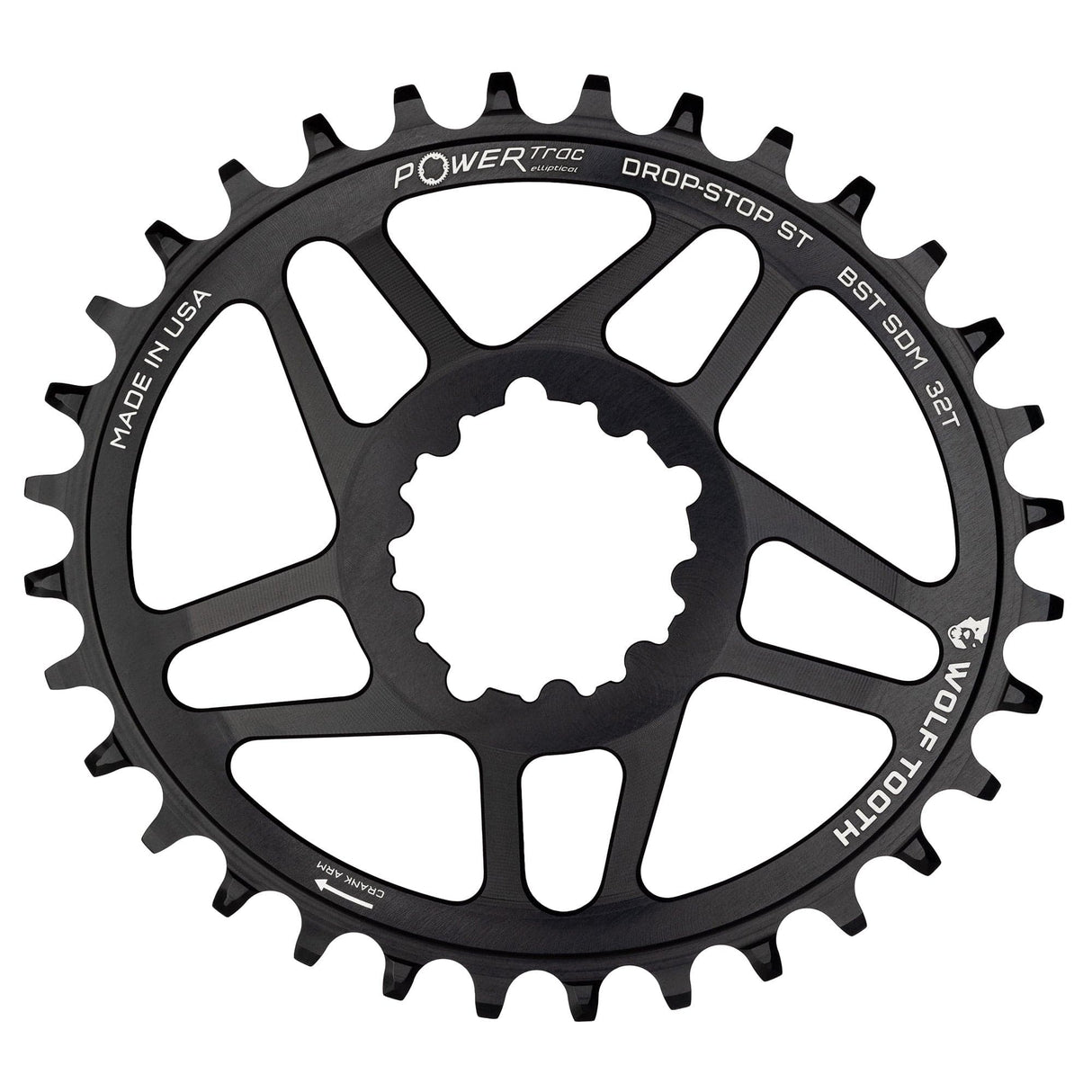 Oval Direct Mount Chainrings for SRAM 3-Bolt Mountain Cranks