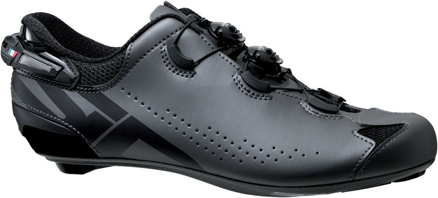 SIDI Shot 2S Road Shoes - Men's Anthracite/Black 46.5