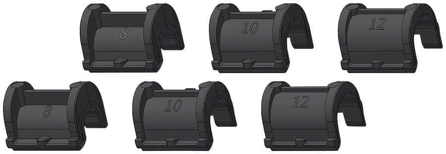 Ortlieb Rail Reducers For QL2.1/QL2 Systems Includes 2x8mm 2x10mm 2x12mm Enough 1 Pannier