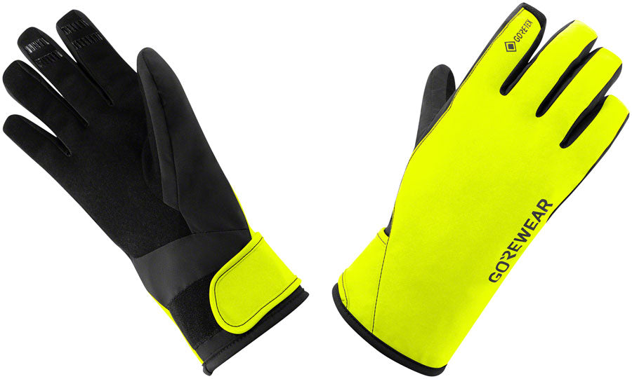 Gorewear Gore-Tex Insulated Gloves - Yellow/Black Men's Small