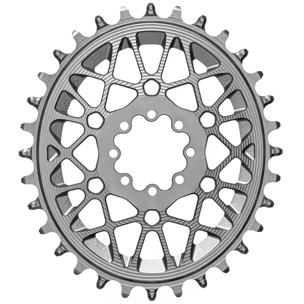 Oval SRAM T-Type DM 8-Hole Boost Chainring, 36T, Titan