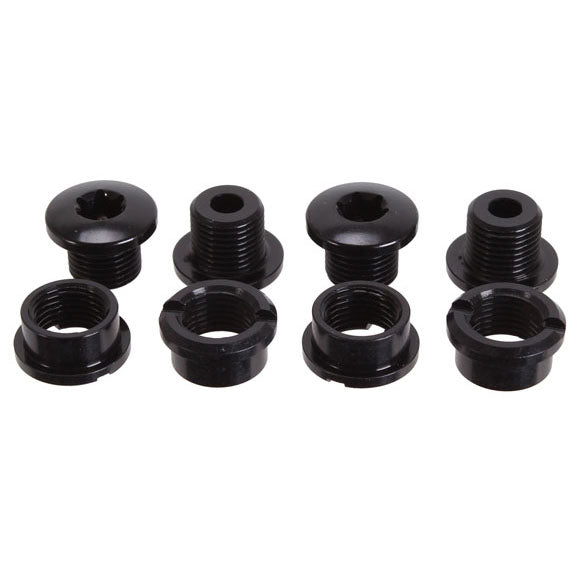 T-30 Chainring Bolt Set, Short Bolts and Nuts, 8pc