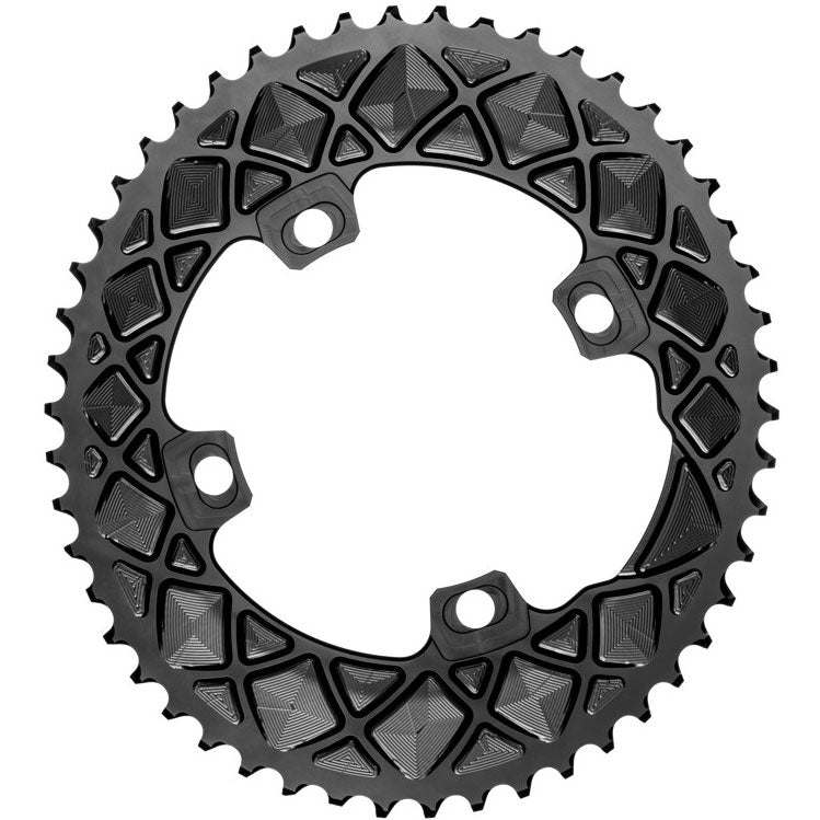 FSA ABS Oval Chainrings 4&5x110BCD 53T - Black NLS