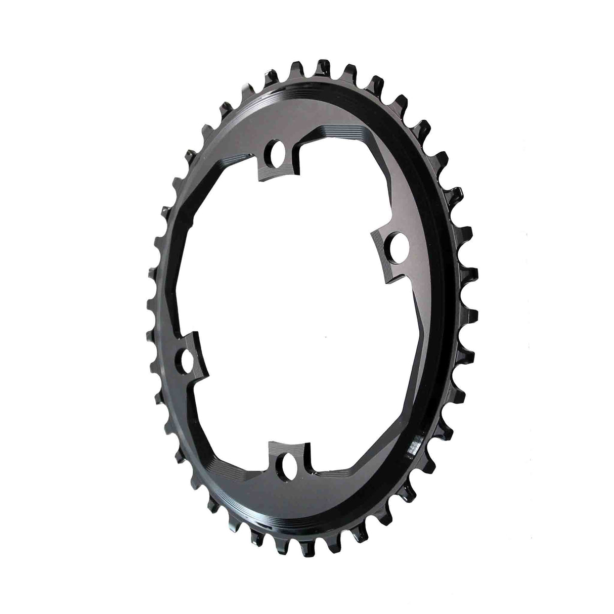Oval Traction Chainring, 4x110mm Apex1 40T - Black