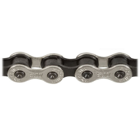 ACS Crossfire Chain - Single Speed 1/2" x 1/8" 106 Links Silver