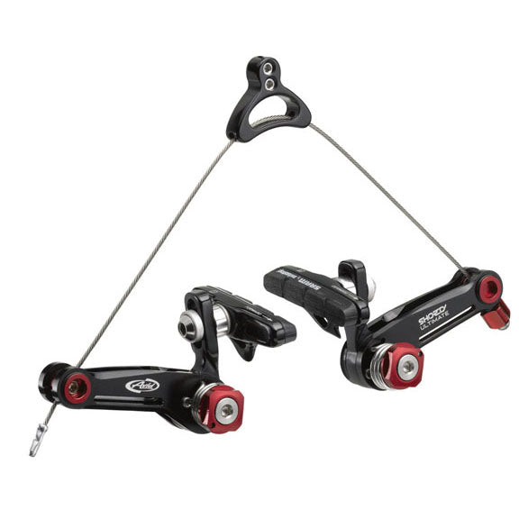 Shorty Ultimate Canti Brake, Front, Wide, Blk/Red
