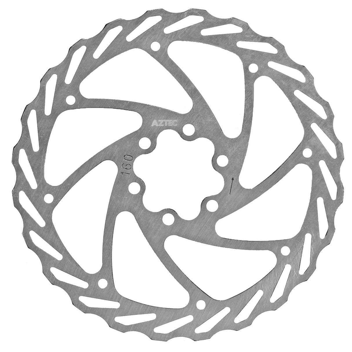 Wave Disc Rotor, 6-Bolt - 160mm