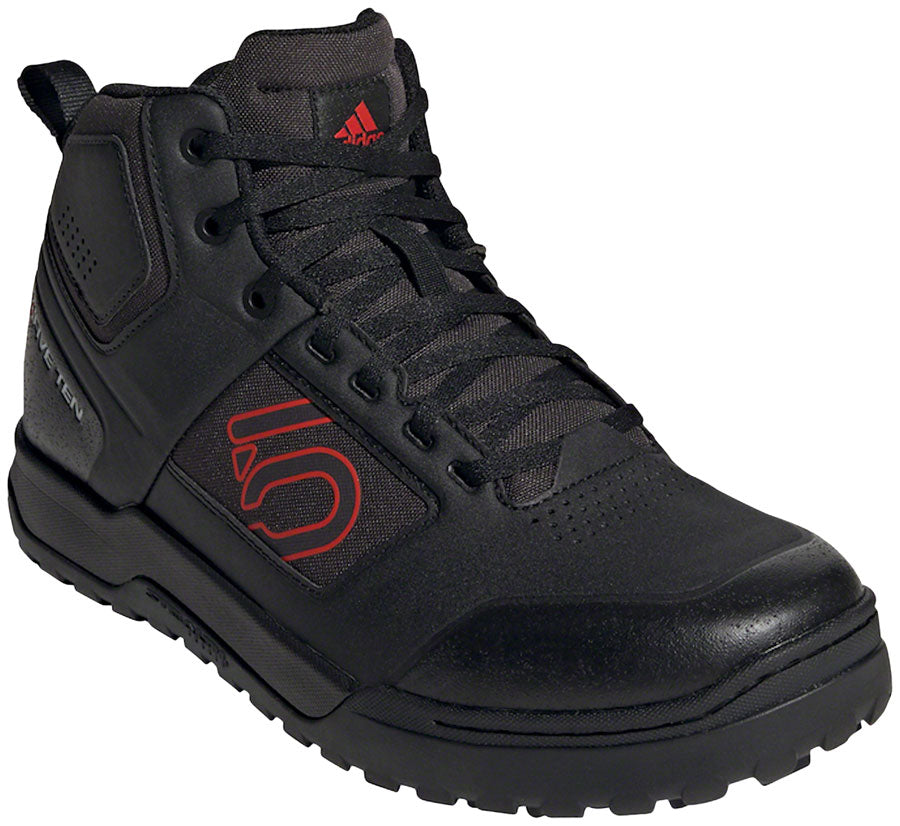 Five Ten Impact Pro Mid Flat Shoes - Men's Core Black/Red/Core Black 10.5
