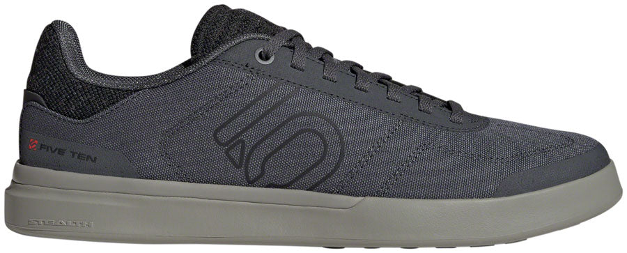 Five Ten Sleuth DLX Canvas Flat Shoes - Men's Gray Six/Core BLK/Olive Strata 7.5