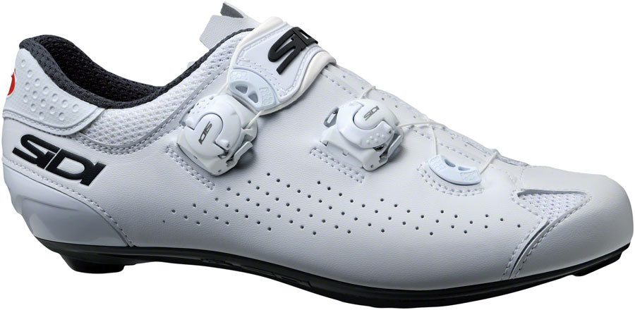 SIDI Genius 10 Road Shoes - Men's White/White 40