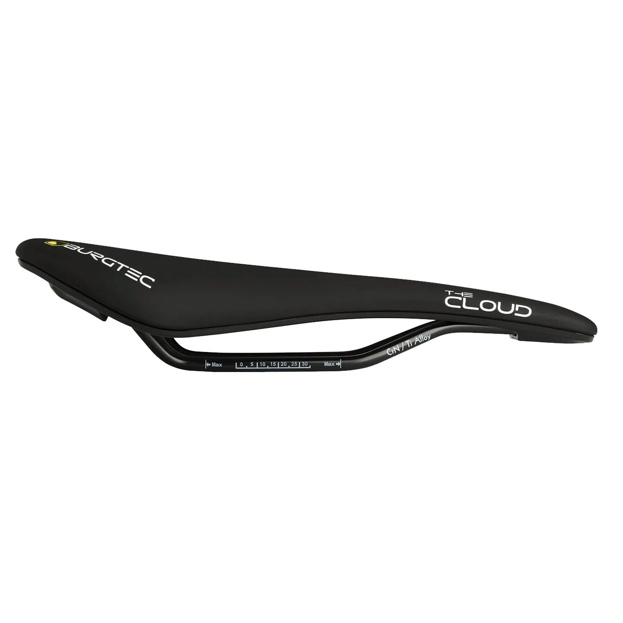 The Cloud MK2 Saddle, Ti Rail/Carbon Base, Black