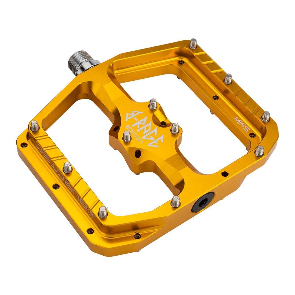 Penthouse Flat MK5 B-Rage Edition Pedals, Gold