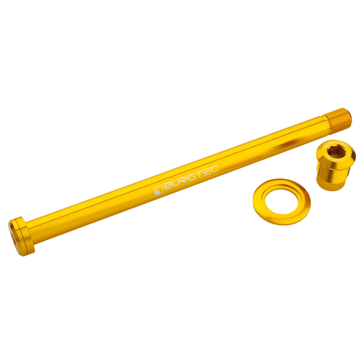 Trek 184.5mm Rear Axle, Burgtec Bullion Gold