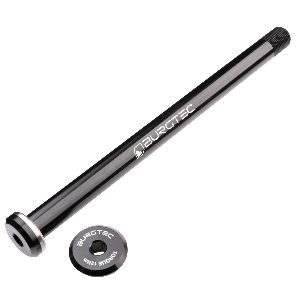 Santa Cruz Rear Axle, 12x168.5mm, Burgtec Black