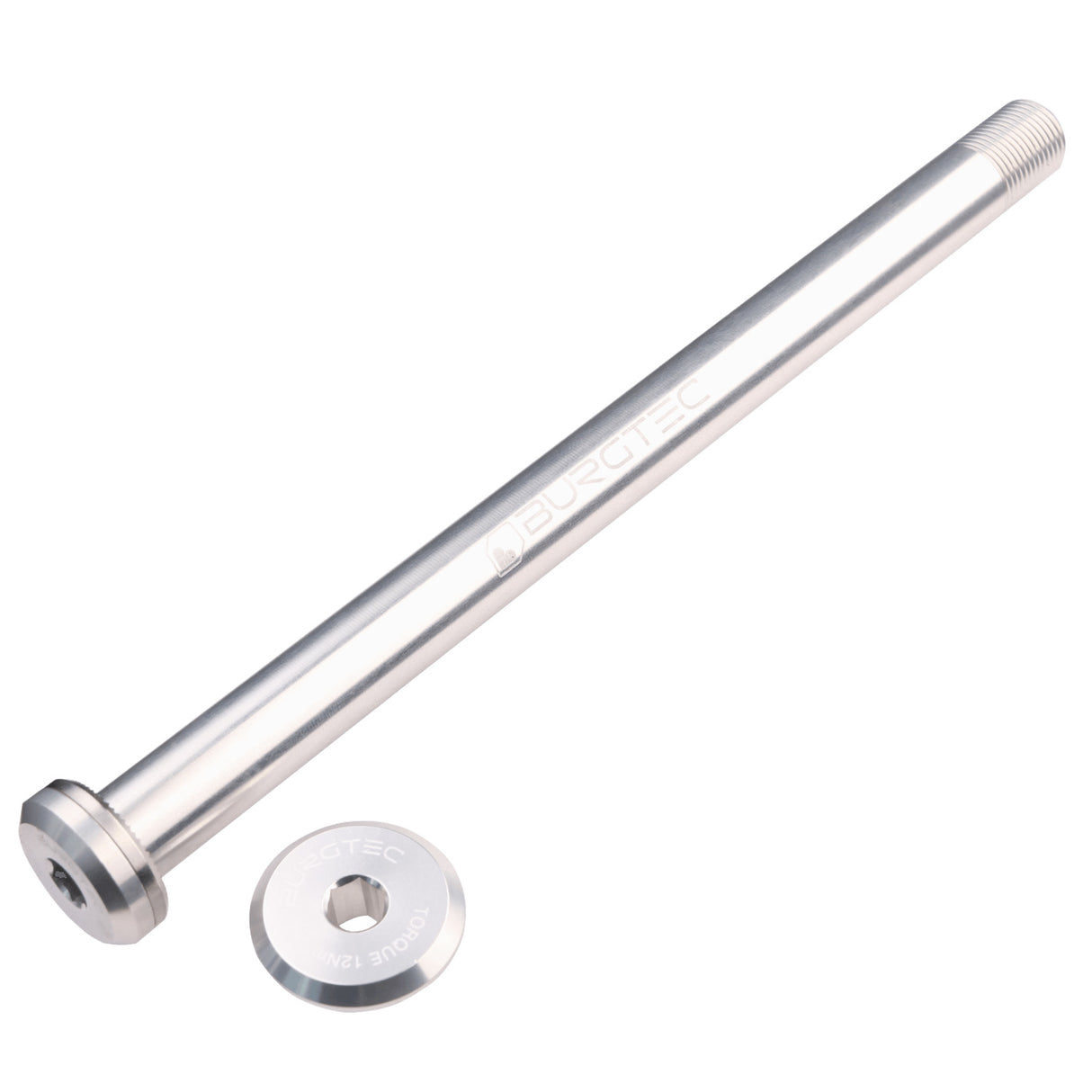 Santa Cruz Rear Axle, 12x168.5mm, Rhodium Silver